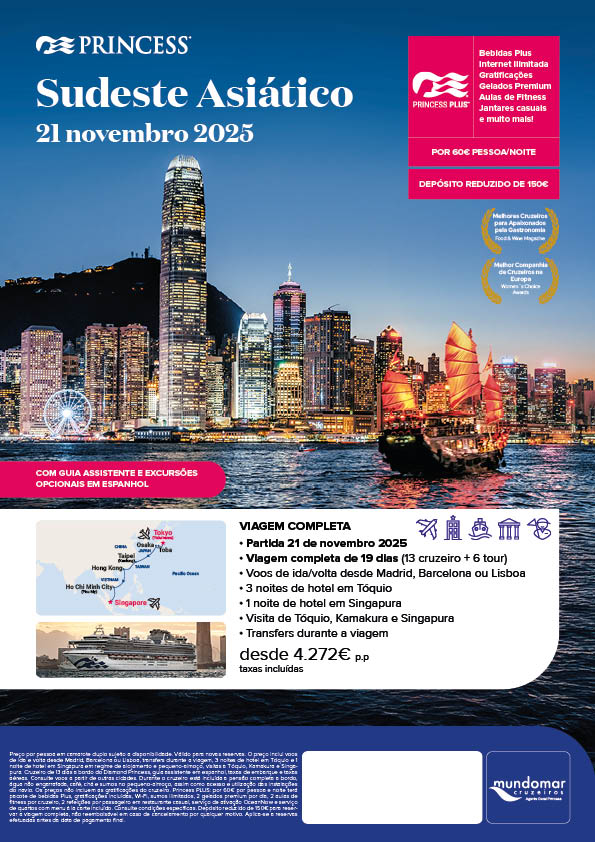 Viagem Complet Ásia Novembro 2025
